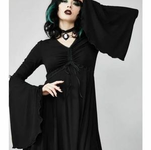 Widow Black Witchy Dress Size Small